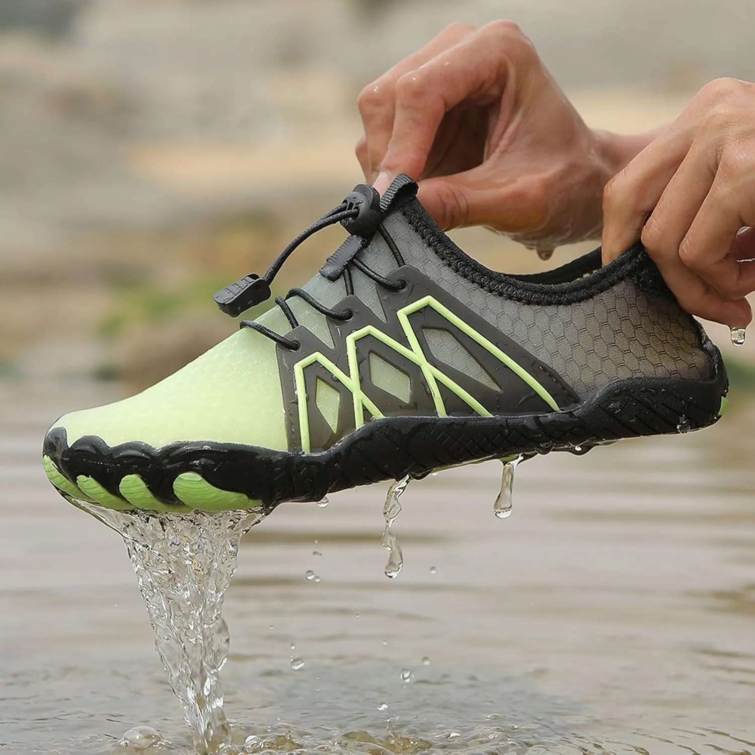 Hike Winter Footwear Barefoot Boots Mens Womens Waterproof & Non-Slip Barefoot Shoes Trail Running Quick Dry Outdoor Shoes Lightweight Athletic Sneakers