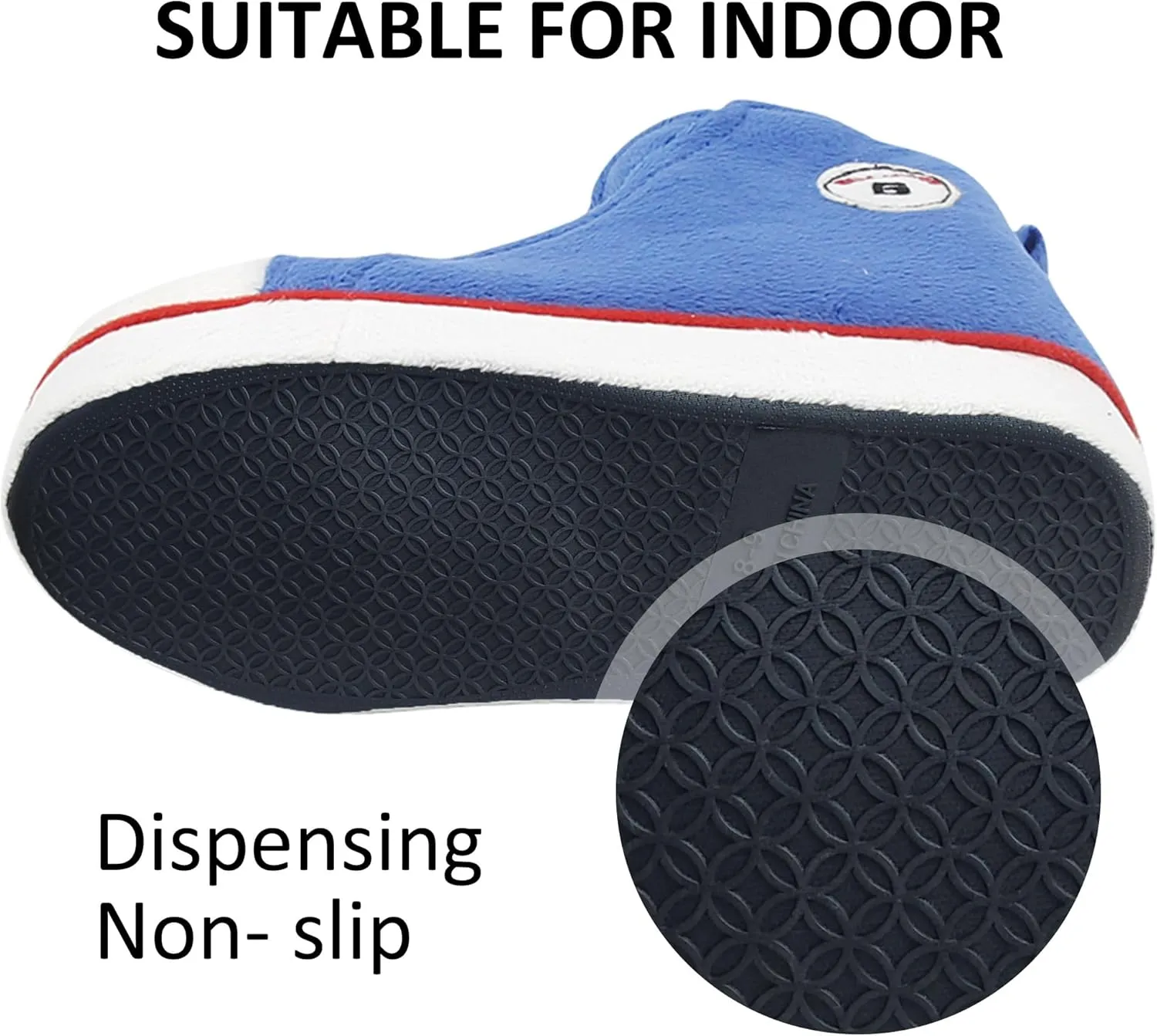 House Sneaker Slippers for Men Warm Winter Funny Cozy Indoor Sneakers Slipper Shoes Boys