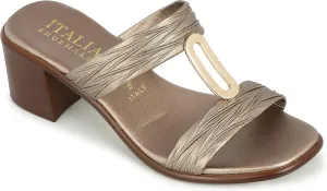 ITALIAN Shoemakers Womens Fantsie Sandals 9 Smoke
