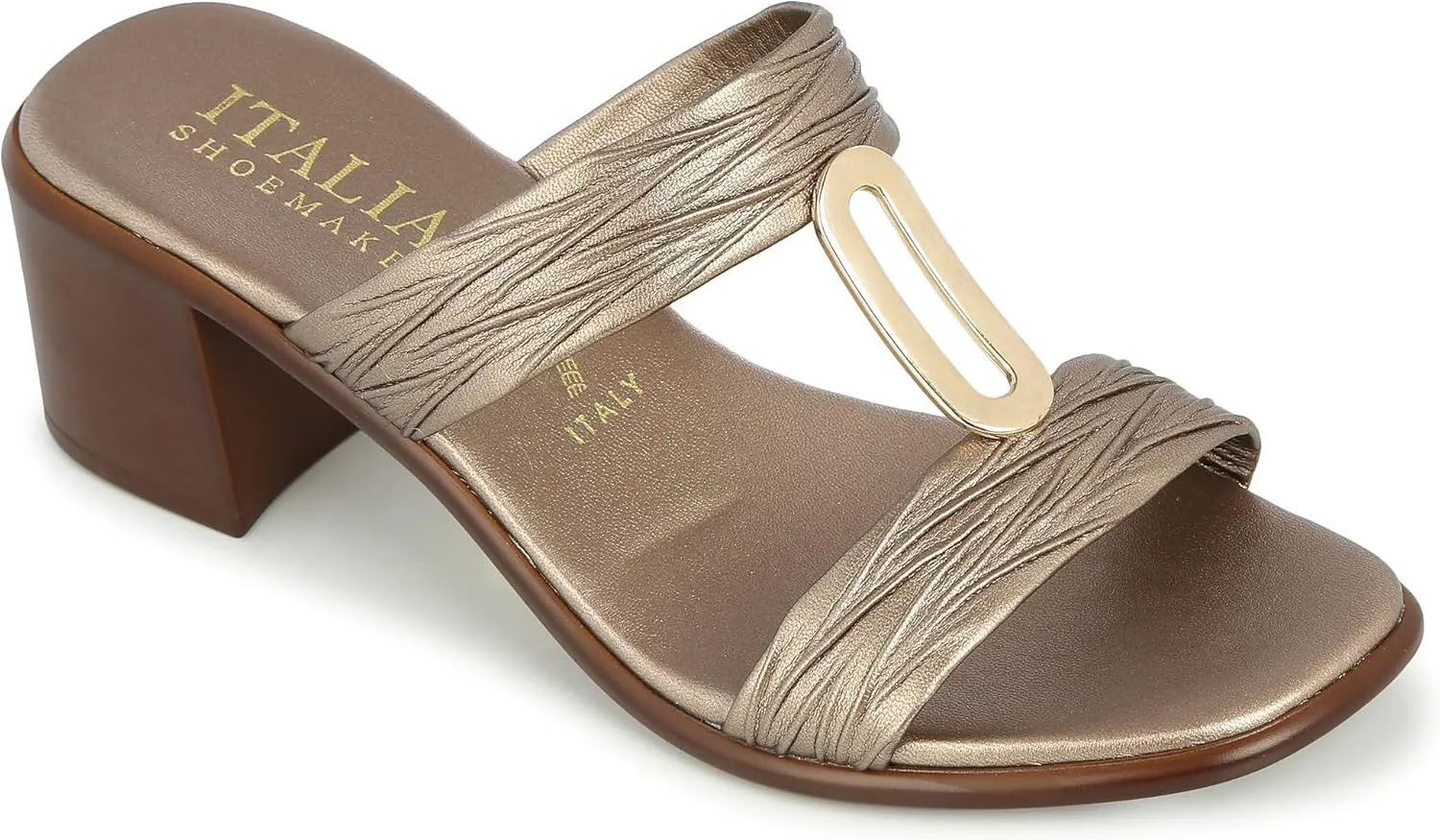ITALIAN Shoemakers Womens Fantsie Sandals 9 Smoke