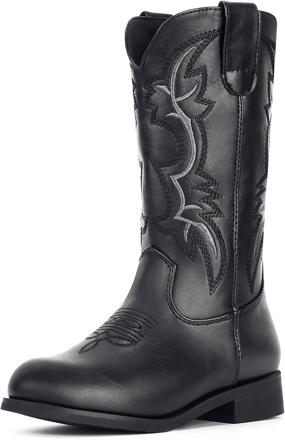 IUV Cowgirl Boots Cowboy Boots For Girls Boys Kids Toddler Fashion Western Boots Mid Calf Riding Shoes