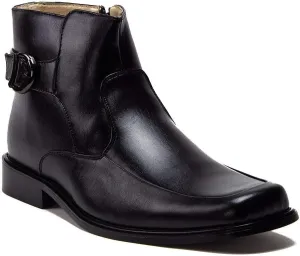 Jazamé Men's 49417 Tall Western Style Riding Square Toe Chelsea Dress Boots Botas Bota