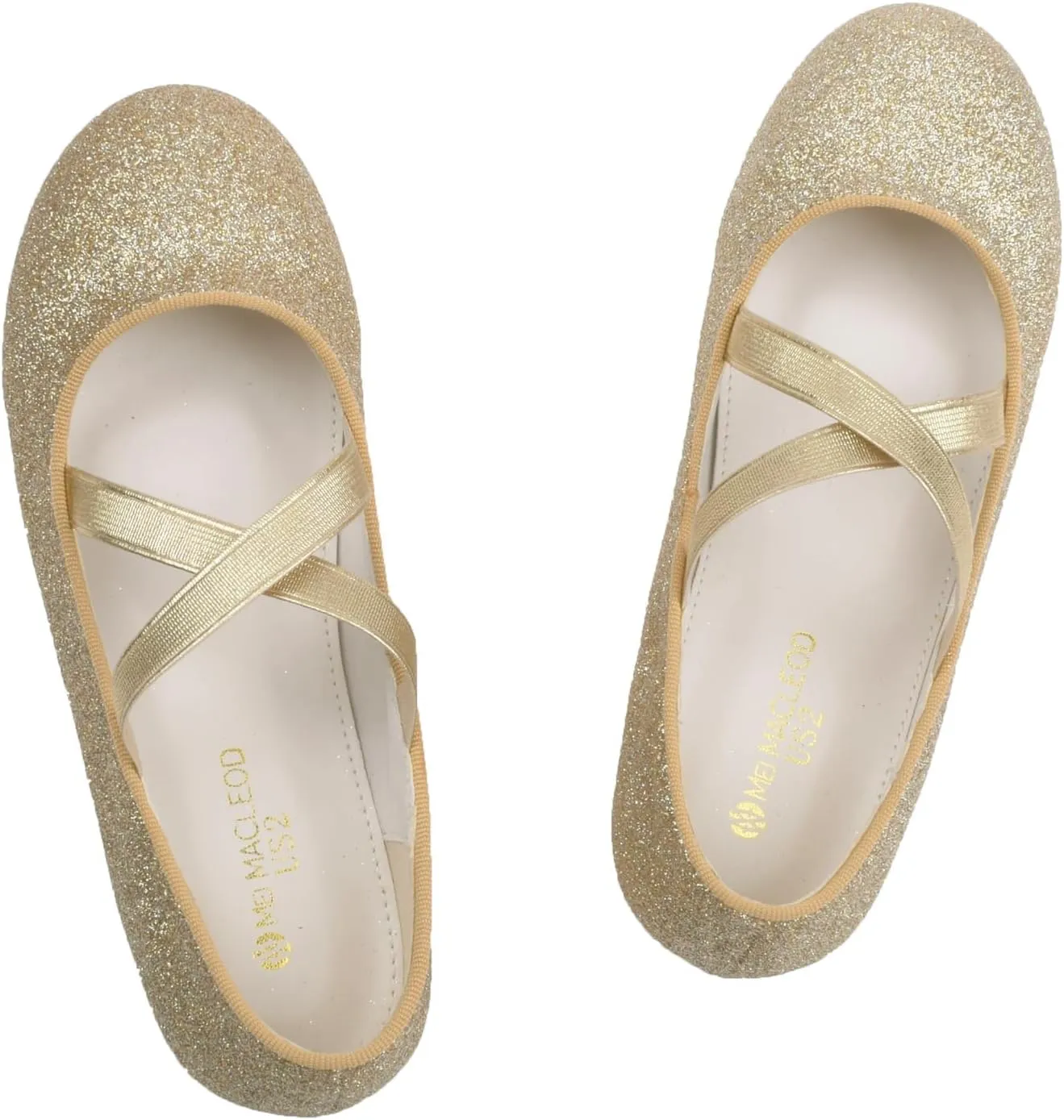 JBTNBX Girl Ballet Flats Mary Jane Shoes Dress Shoes Glitter School Party Dress Princess Wedding Shoes (Little Kid/Big Kids)