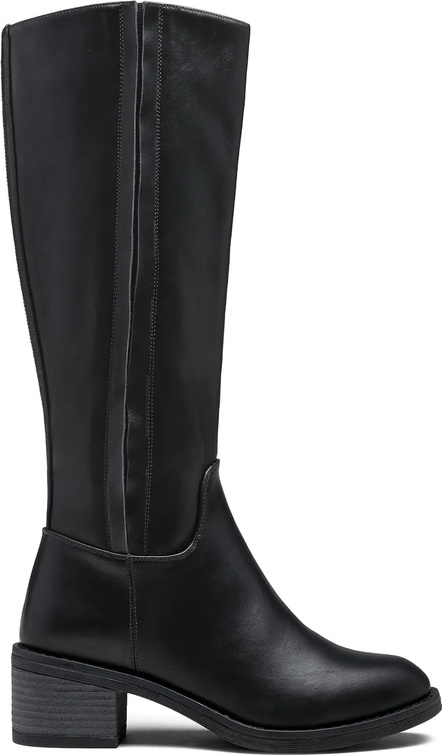 Jeossy Women's 9661 Knee High Boots, Fashion Riding Boots with Inside Zipper and Side Hidden Elastic Band