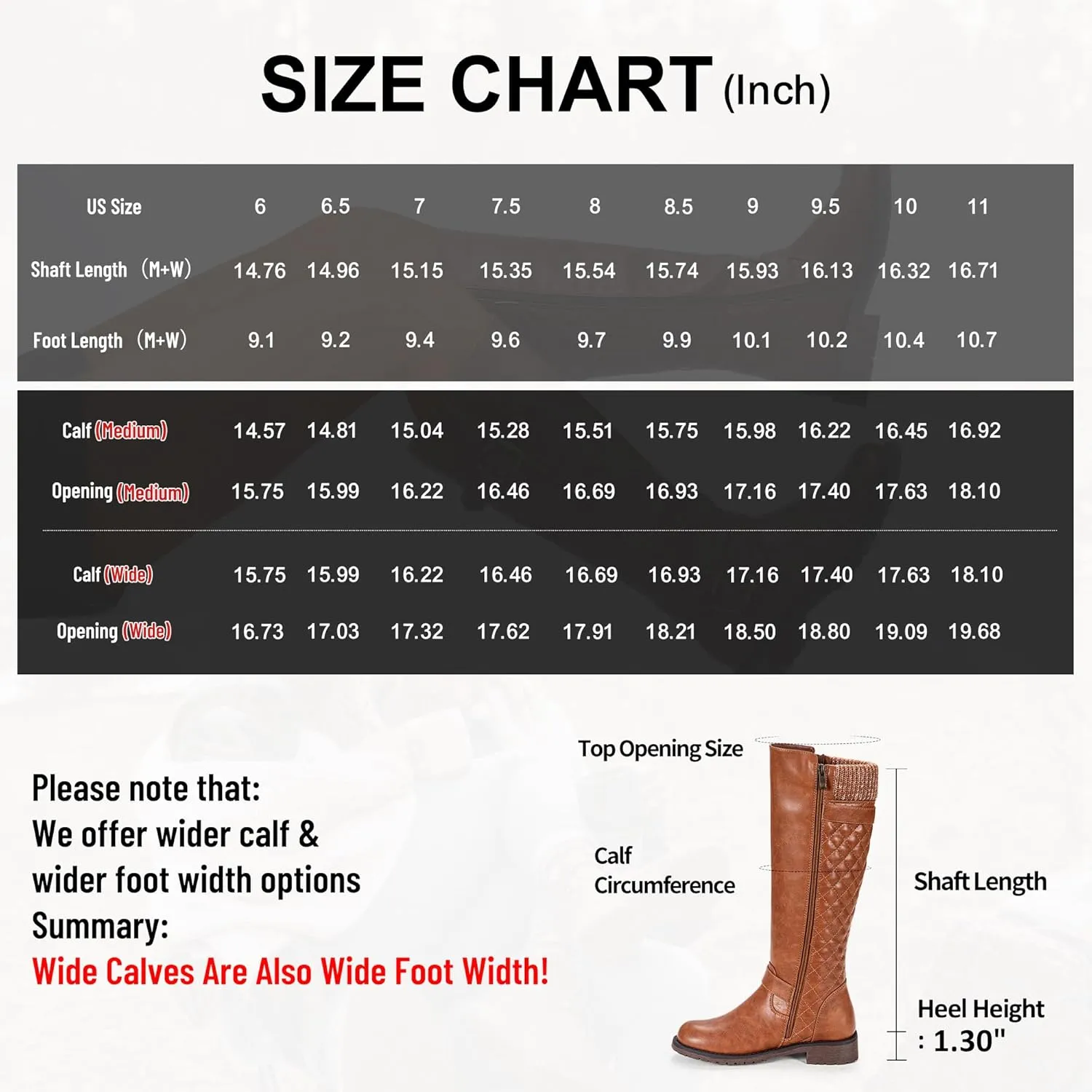 Jeossy Women's Knee High Riding Tall Boots, Comfortable with Metal Buckle and Zipper Boots with Wide Calf