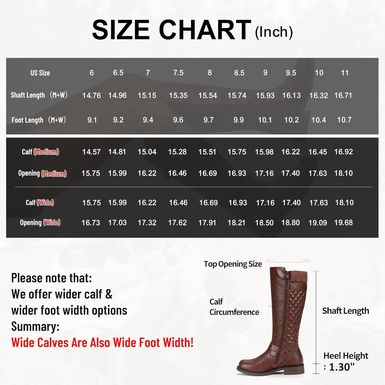 Jeossy Women's Knee High Riding Tall Boots, Comfortable with Metal Buckle and Zipper Boots with Wide Calf