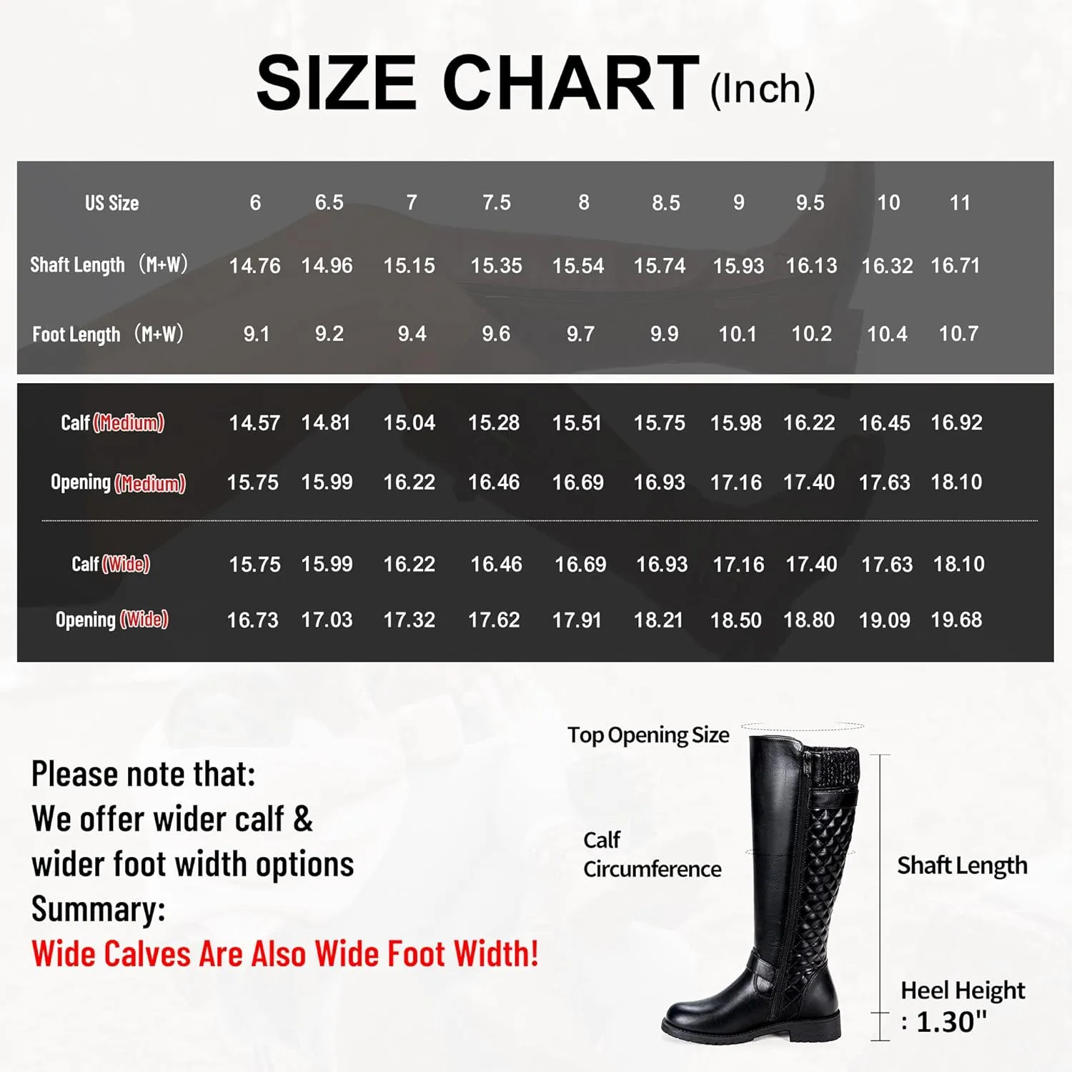 Jeossy Women's Knee High Riding Tall Boots, Comfortable with Metal Buckle and Zipper Boots with Wide Calf