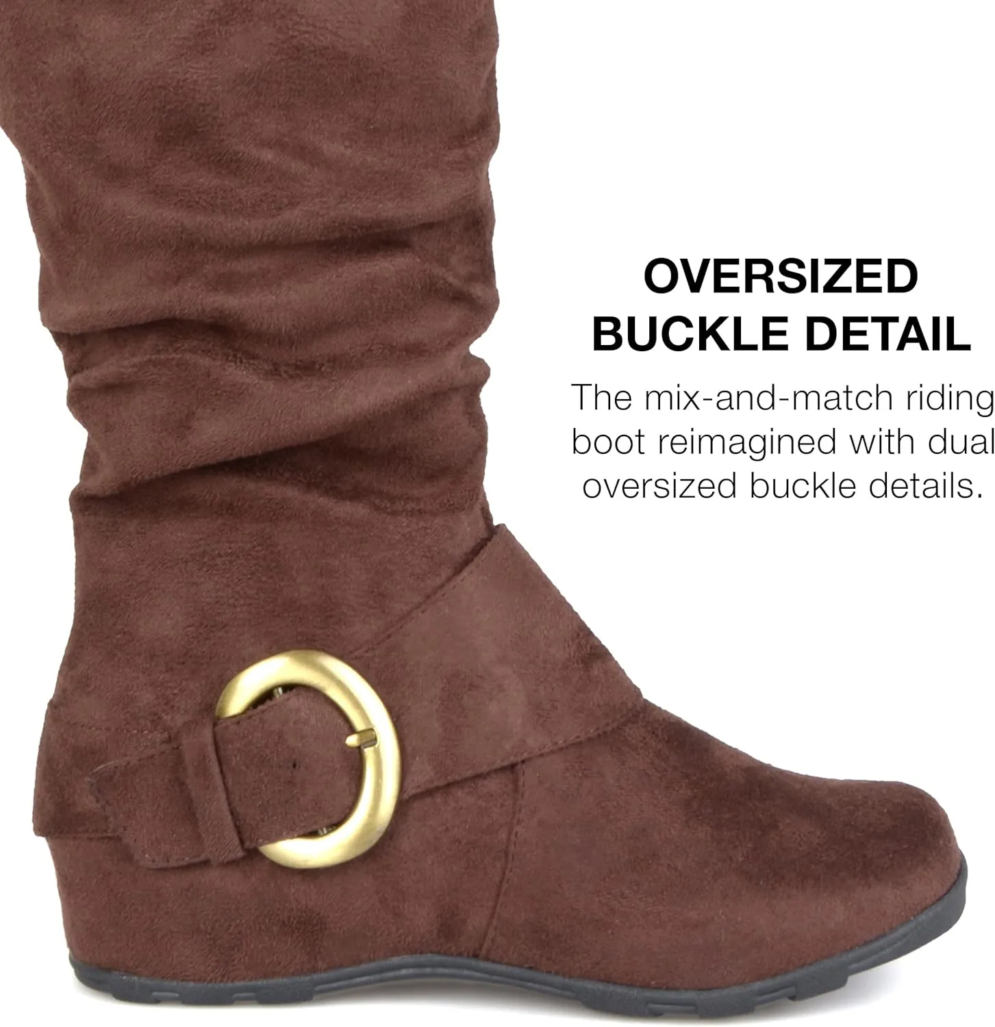 Journee Women's Extra Wide Calf Jester-01 Boots