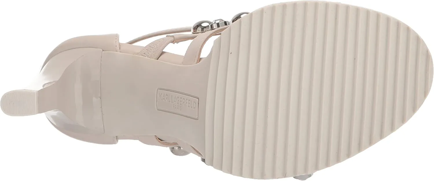 KARL LAGERFELD Women's Brexton T Strap Sandal