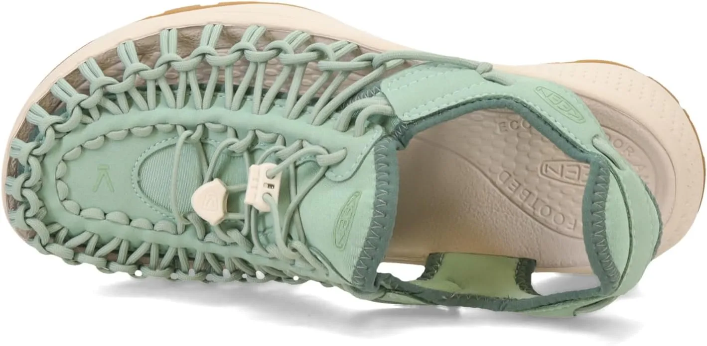 KEEN Women's Uneek Astoria Breathable Lifted Heel Two Cord Casual Water Sandals