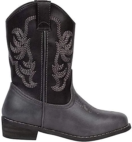 Kids Cowboy Boots Girl and Boy Horseback Riding Boots