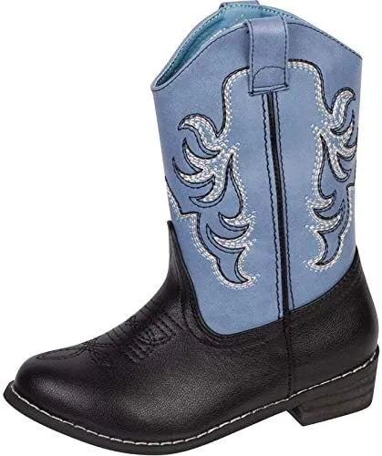 Kids Cowboy Boots Girl and Boy Horseback Riding Boots