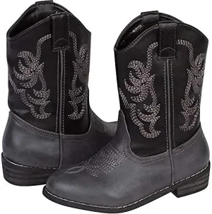 Kids Cowboy Boots Girl and Boy Horseback Riding Boots