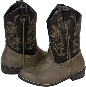 Kids Cowboy Boots Girl and Boy Horseback Riding Boots