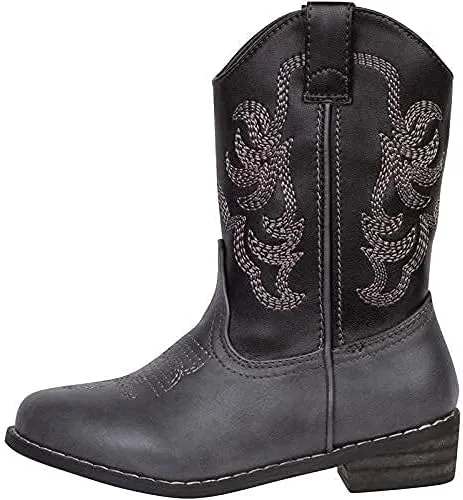 Kids Cowboy Boots Girl and Boy Horseback Riding Boots