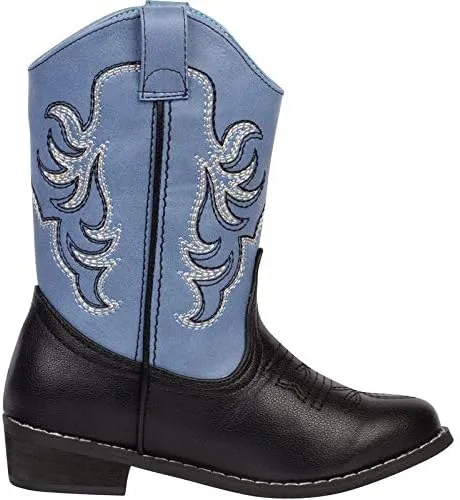 Kids Cowboy Boots Girl and Boy Horseback Riding Boots