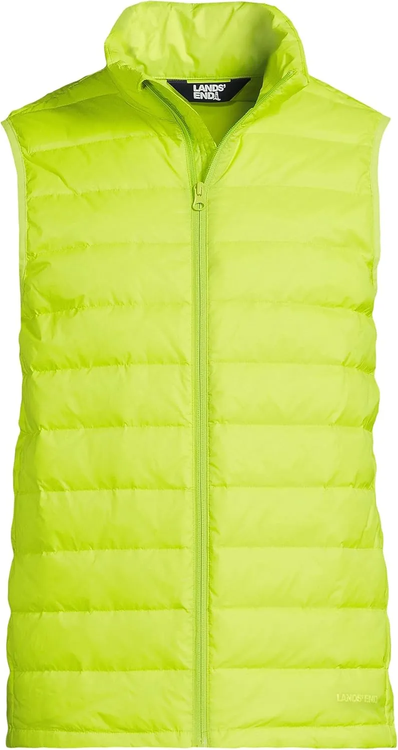 Lands' End Men's Wanderweight Ultralight Packable Down Vest
