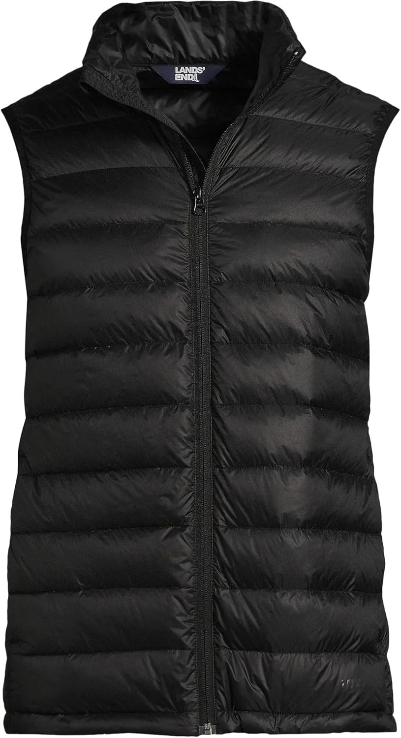 Lands' End Men's Wanderweight Ultralight Packable Down Vest