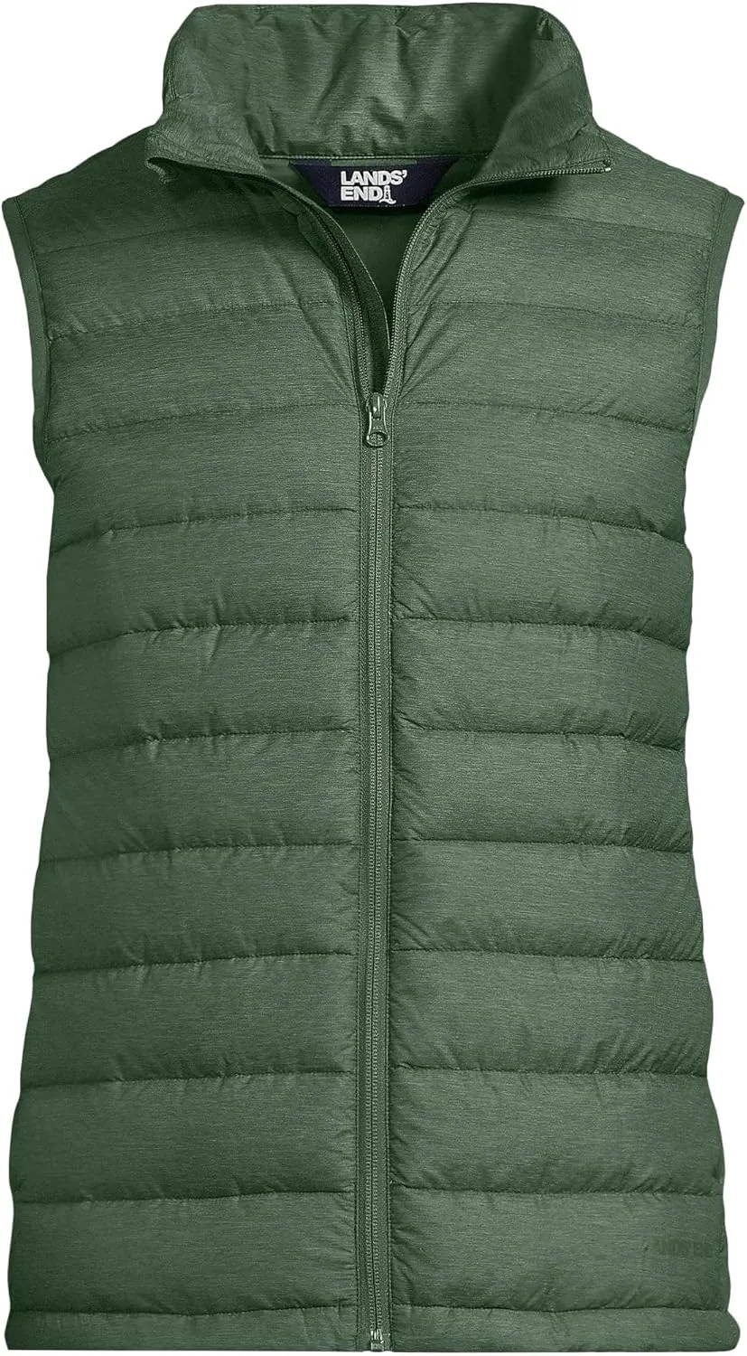 Lands' End Men's Wanderweight Ultralight Packable Down Vest