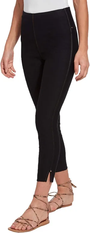 Lyssé Women's Cropped Side Slit Denim