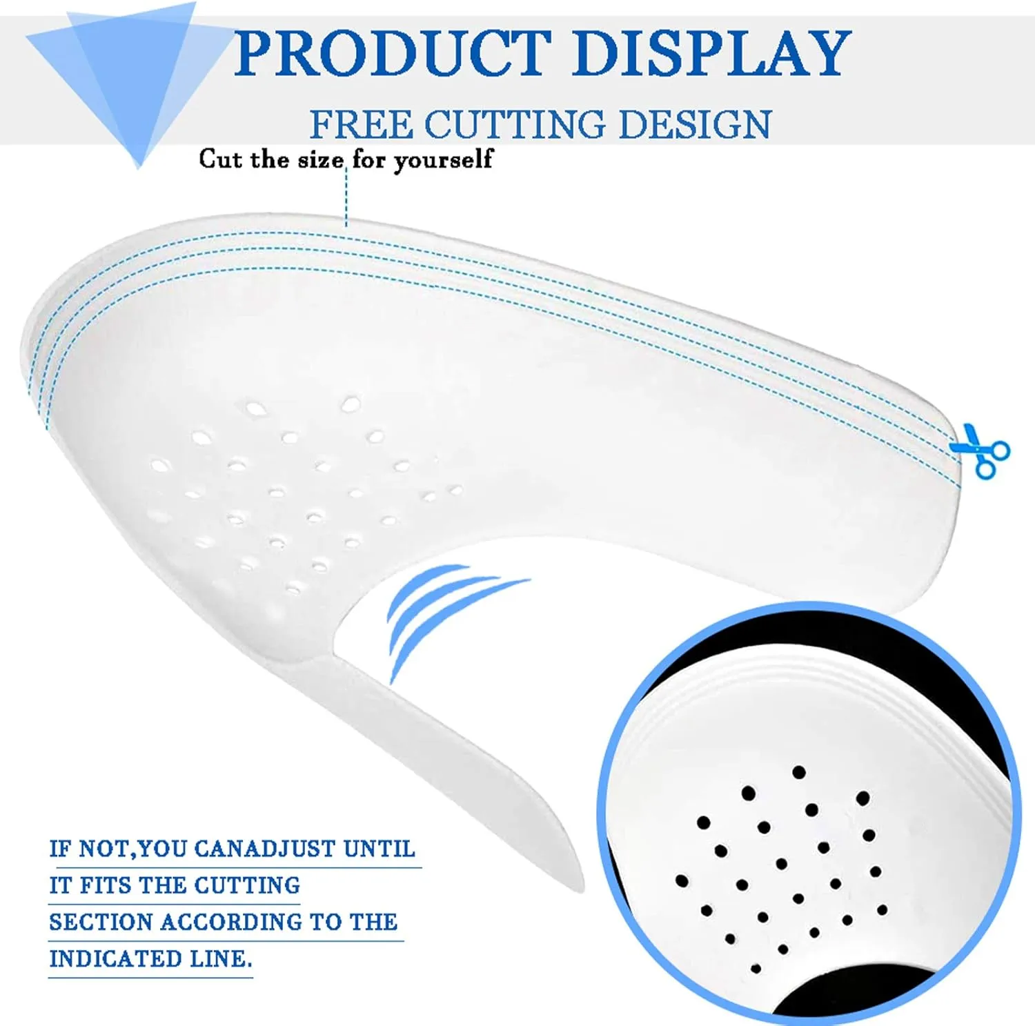 Madala 2 Pair Crease Protector for Air Force Shoes, Sneaker Shoes Protectors