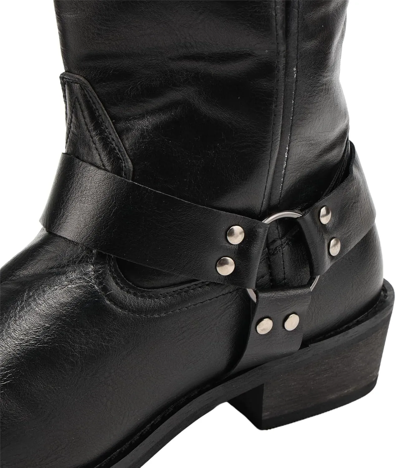 Mens Cowboy Boots Medieval Leather Lace-up Boots Cosplay Vintage Boots Halloween Riding Shoes