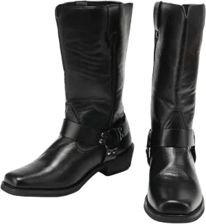 Mens Cowboy Boots Medieval Leather Lace-up Boots Cosplay Vintage Boots Halloween Riding Shoes