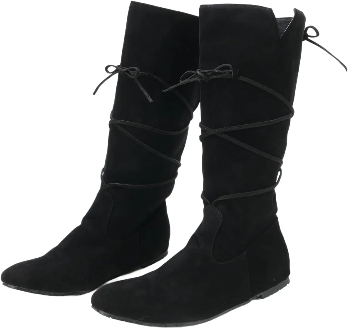 Mens Renaissance Boots Medieval Cosplay Halloween Boots Viking Pirate Steampunk Riding Long Boots