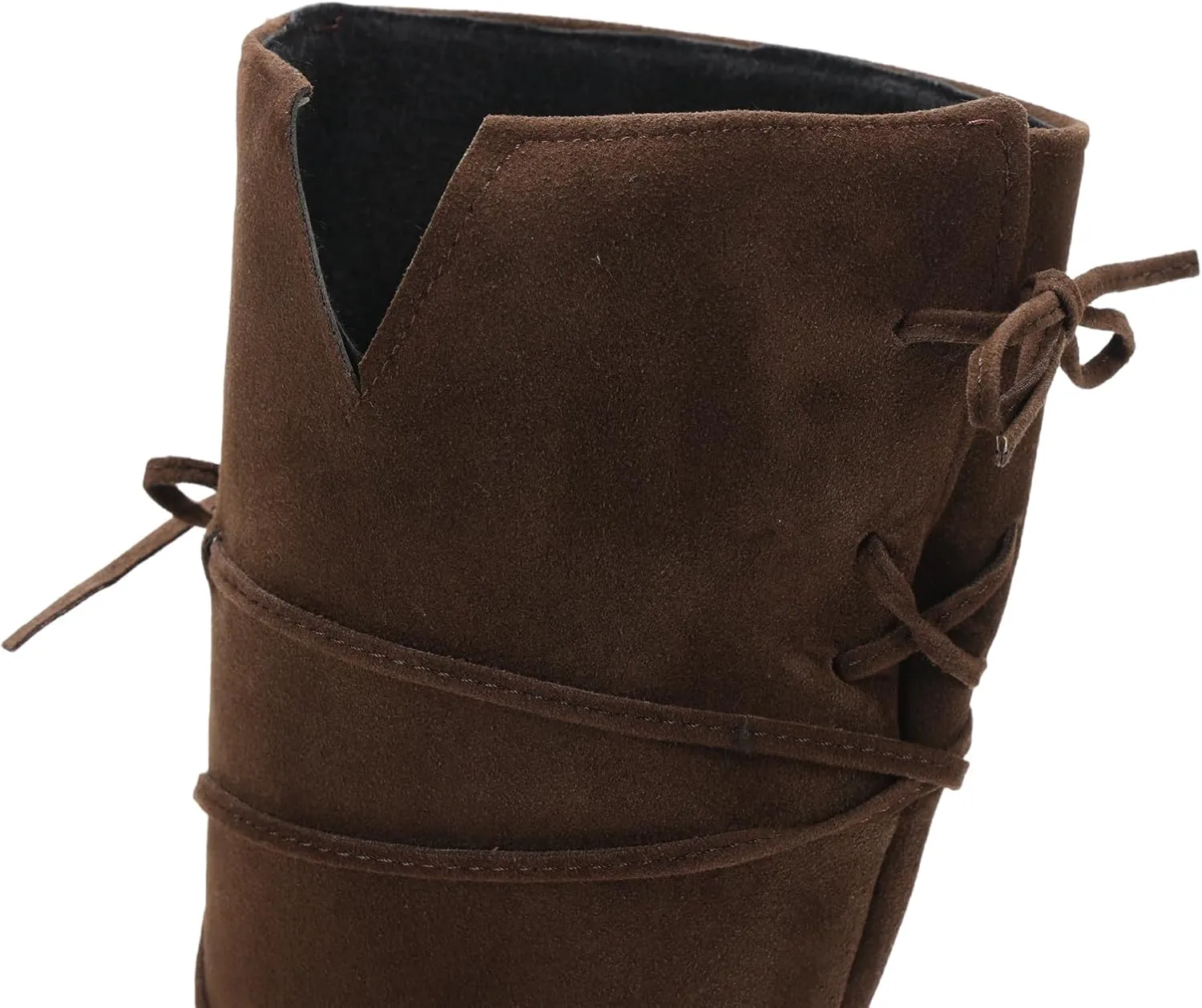 Mens Renaissance Boots Medieval Cosplay Halloween Boots Viking Pirate Steampunk Riding Long Boots