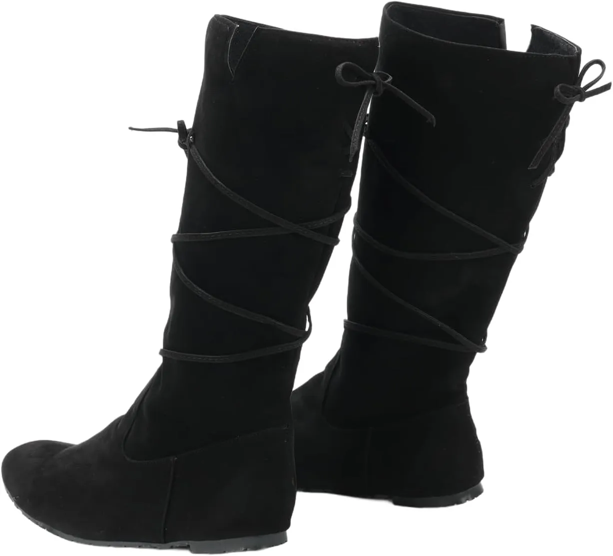 Mens Renaissance Boots Medieval Cosplay Halloween Boots Viking Pirate Steampunk Riding Long Boots