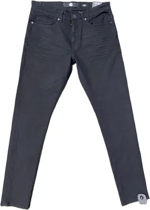 Mens Sean Slim Tapered Fit Black Jeans