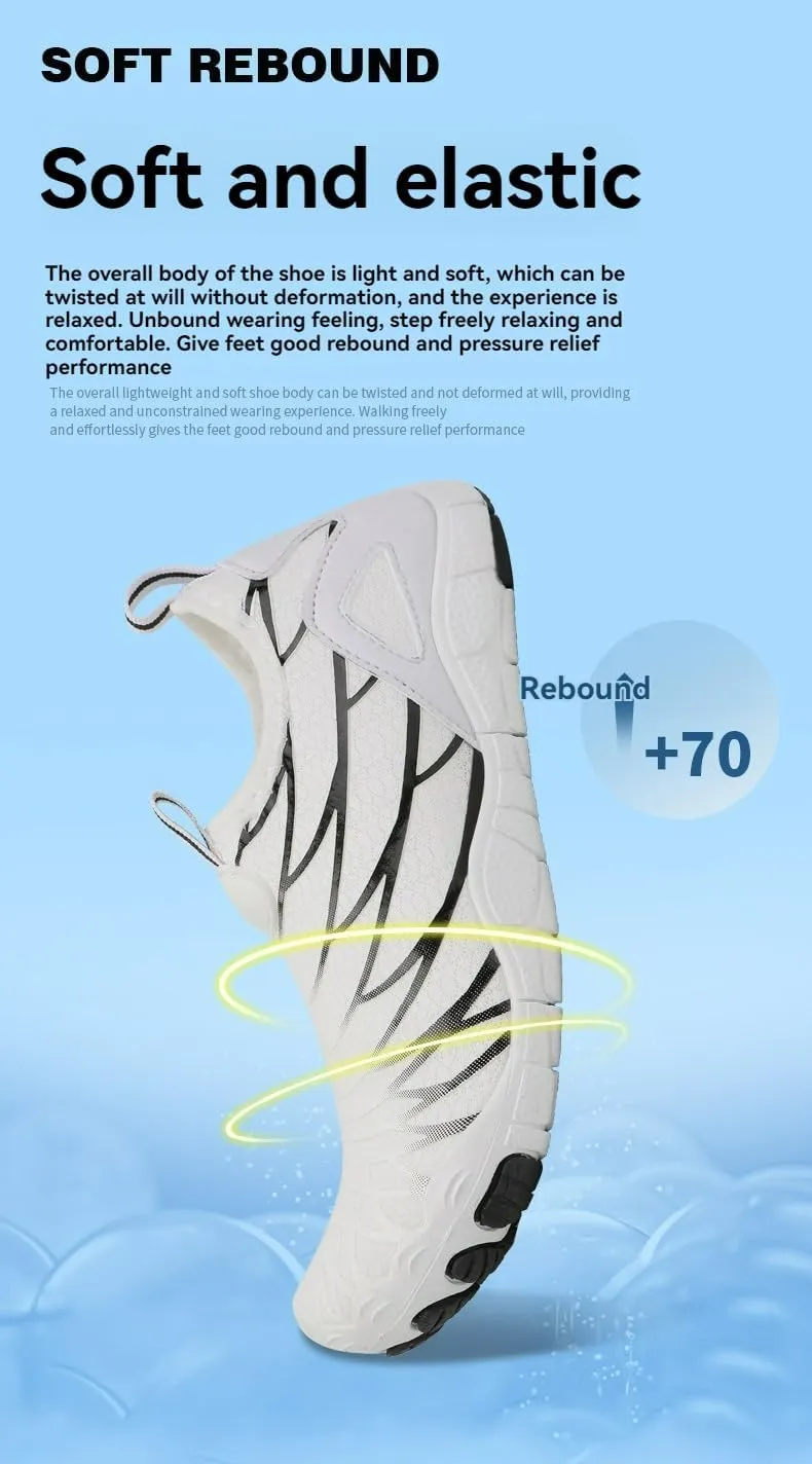 Mens Womens Non-Slip Water Shoes Aqua Quick Dry Beach Swim Barefoot Lightweight Breathable Athletic Sneakers Hike Pro Footwear Sport Barefoot Shoes