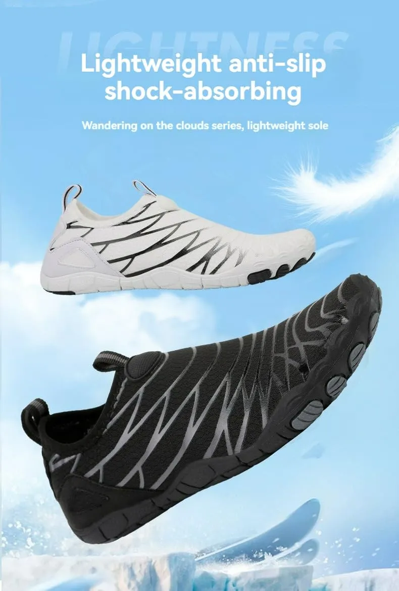 Mens Womens Non-Slip Water Shoes Aqua Quick Dry Beach Swim Barefoot Lightweight Breathable Athletic Sneakers Hike Pro Footwear Sport Barefoot Shoes