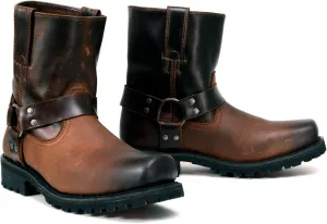 Milwaukee Leather Men's Classic Premium Leather Harness Motorcycle Boots Collection - 11.5