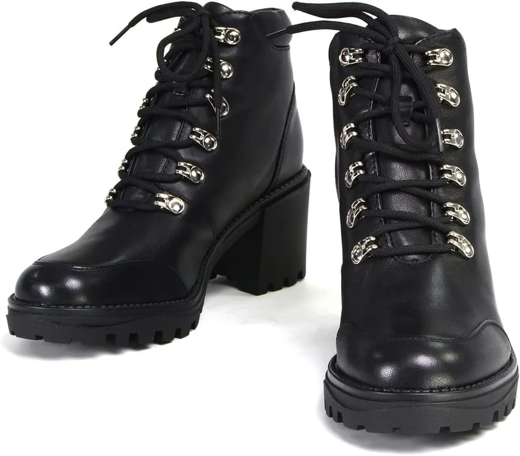 Milwaukee Leather Women's Premium Leather Classic Casual Fashion Biker Motorcycle Boots Collection - 9