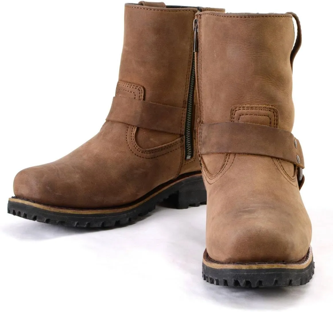 Milwaukee Leather Women's Premium Leather Motorcycle Harness Boots Collection MBL - 5