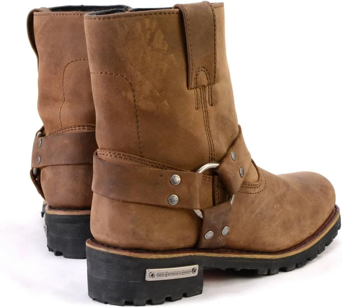 Milwaukee Leather Women's Premium Leather Motorcycle Harness Boots Collection MBL - 5