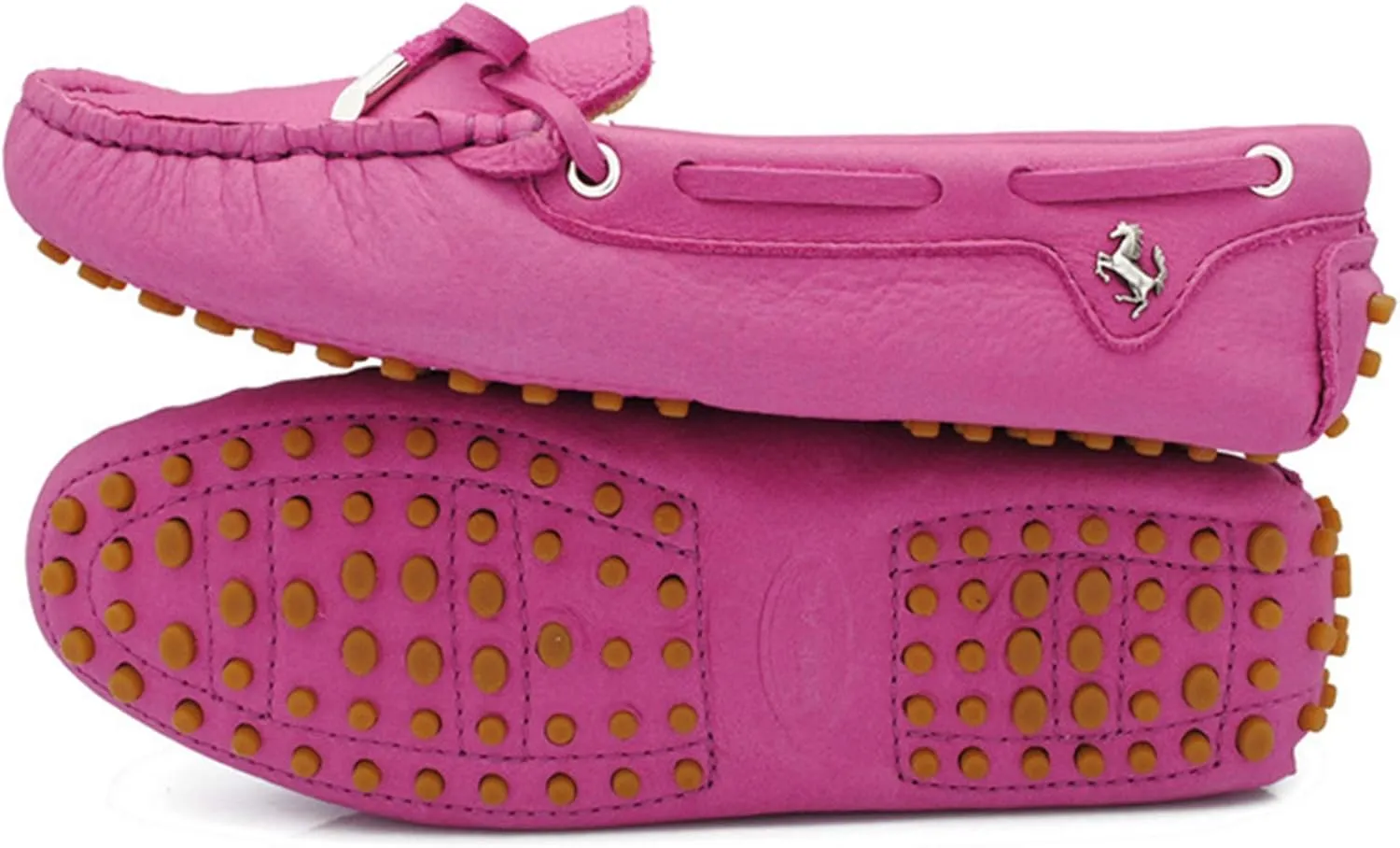 Minishion Boat Shoes for Women Comfortable Leather Loafers YB96010