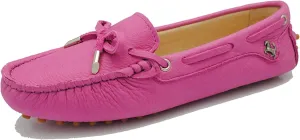 Minishion Boat Shoes for Women Comfortable Leather Loafers YB96010