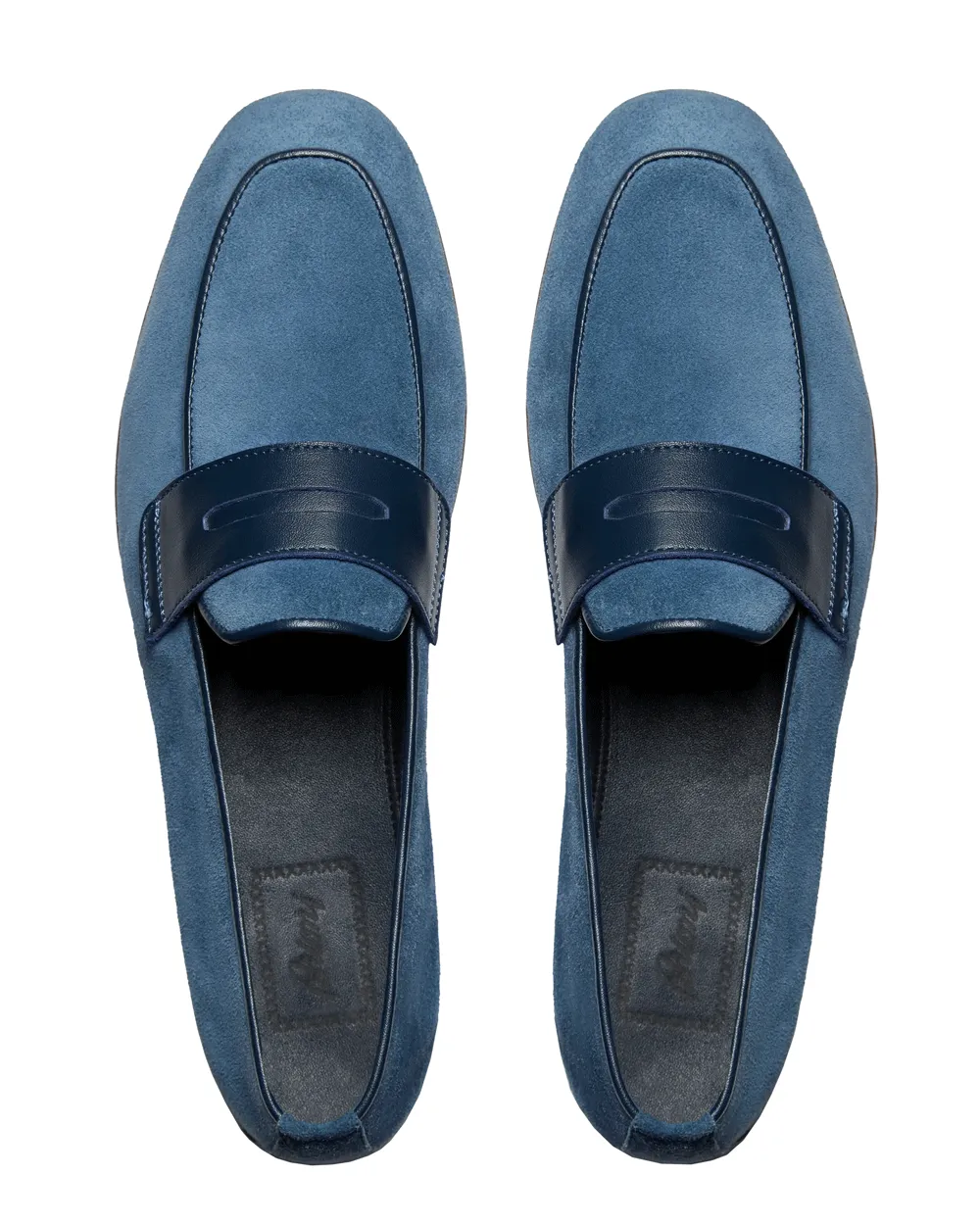 Monza Suede Driver Loafer in Periwinkle