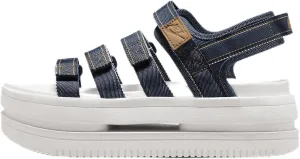 Nike Icon Classic SE Women's Sandals (FQ8702-400, Armory Navy/Sail/Flax)