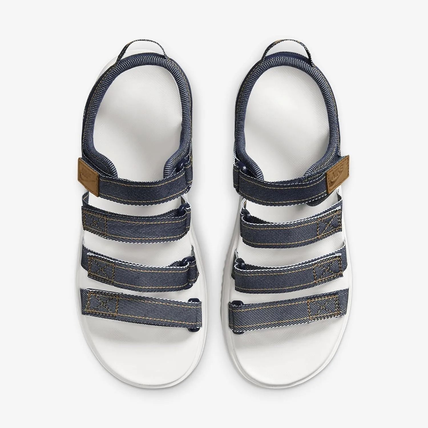 Nike Icon Classic SE Women's Sandals (FQ8702-400, Armory Navy/Sail/Flax)