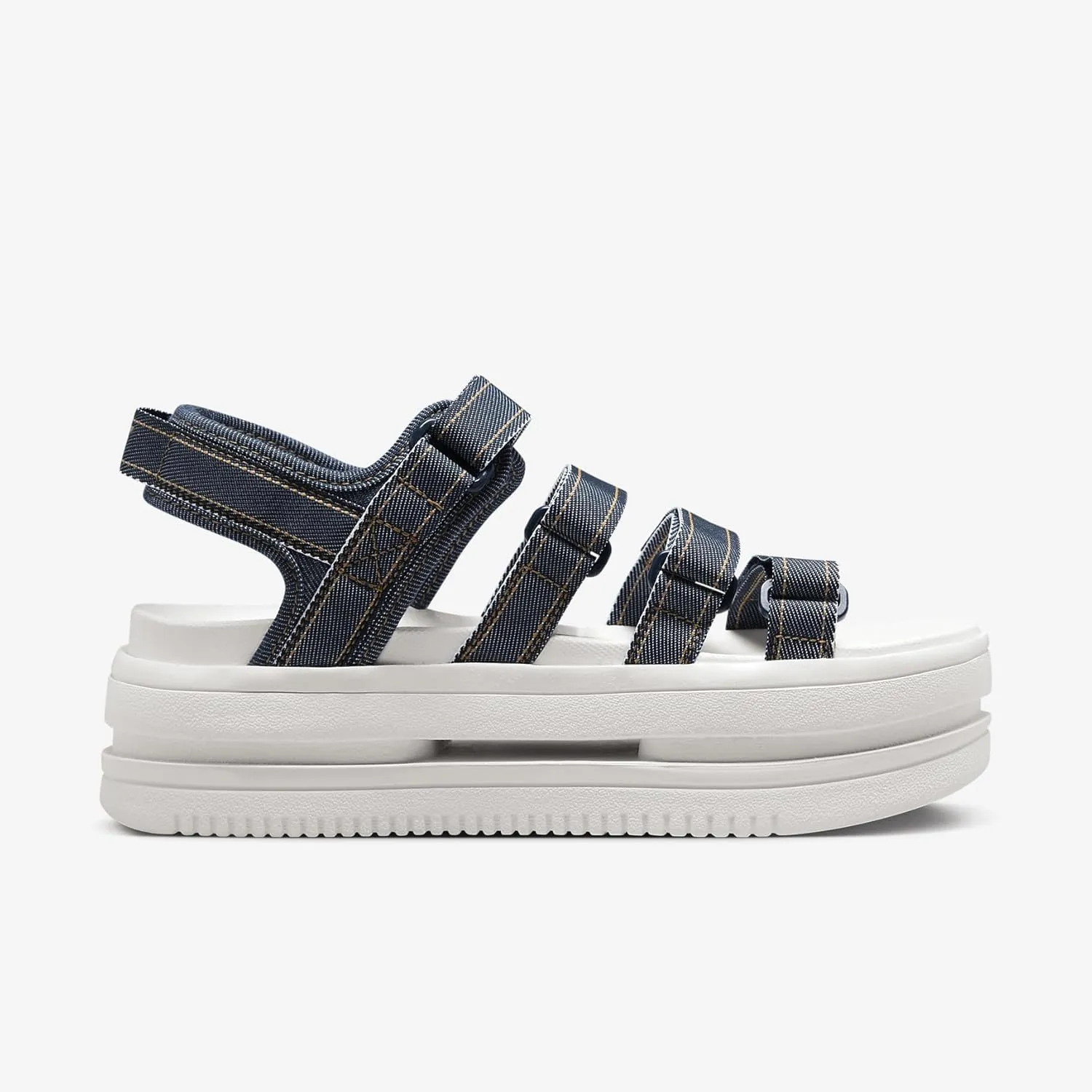 Nike Icon Classic SE Women's Sandals (FQ8702-400, Armory Navy/Sail/Flax)
