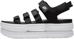 Nike Icon Classic Women's Sandals (DH0224-001,BLACK/WHITE-WHITE) Size 11