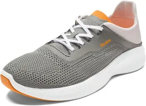 OLUKAI Island Hopper Men's Sneakers, Travel Ready & Versatile Athletic Shoes, Soft & Breathable Knit Fabric, Drop-in Heel Design
