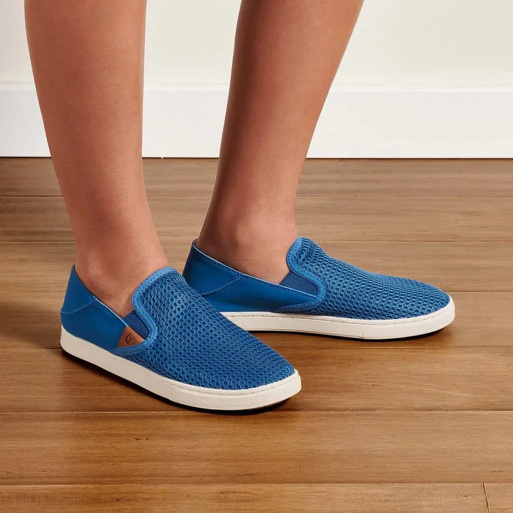 OLUKAI Pehuea Women's Slip On Sneakers, Casual Everyday Shoes with Easy On & Off Design, Breathable Mesh & Drop-in Heel, All-Day Comfort & Support
