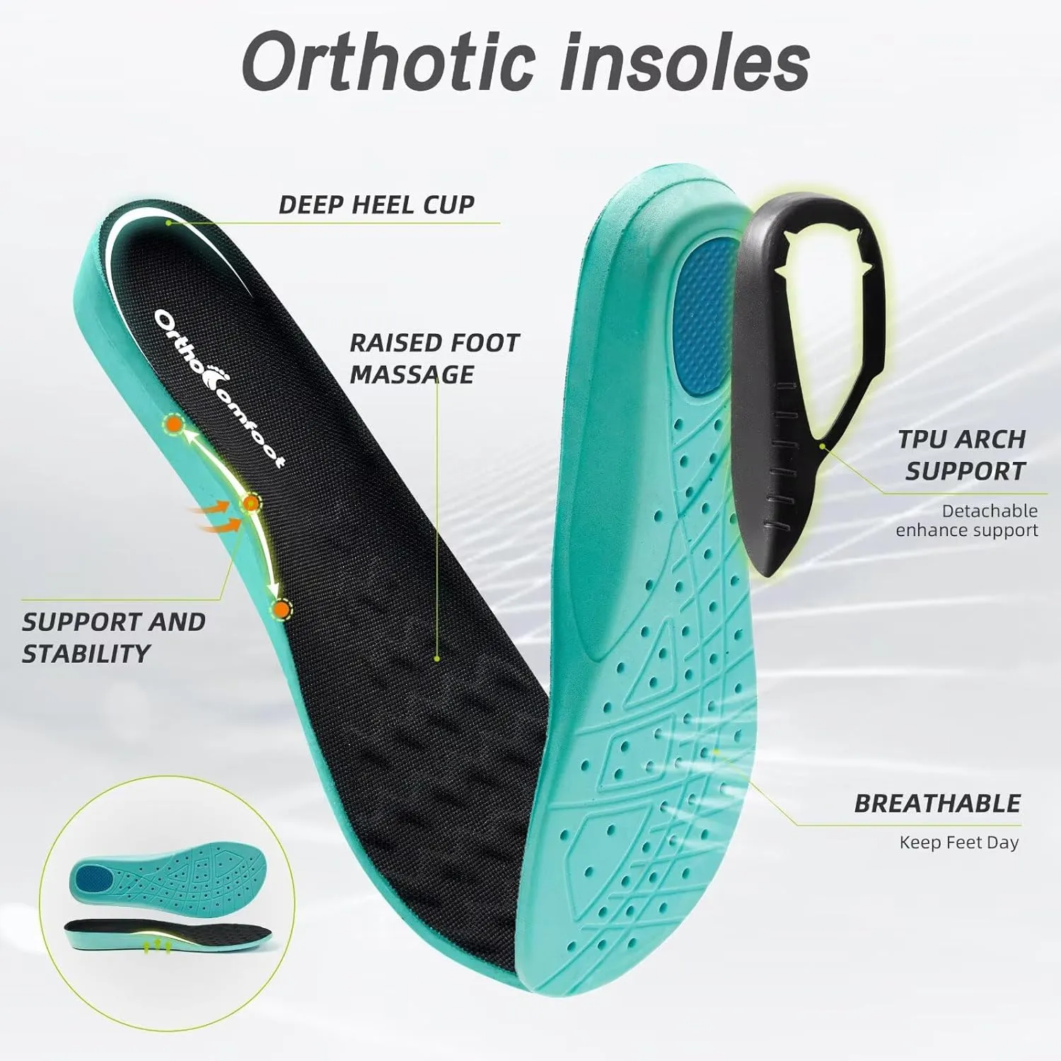 OrthoComfoot Women's Orthopedic Diabetic Wide Walking Shoes: Comfortable Casual Arch Support Plantar Fasciitis Loafers, Orthotic High Arch Swollen Feet Adjustable Work Shoes for Ankle and Heel Pain