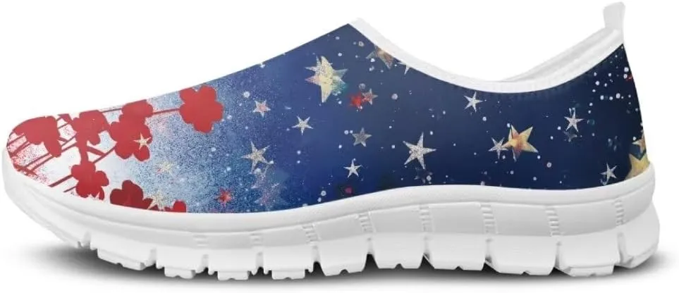 Quincy Ladies Slip On Casual Shoes Low-Cut Soft Sports Sneakers Comfortable Breathable Walking Running Shoes Women's Loafers