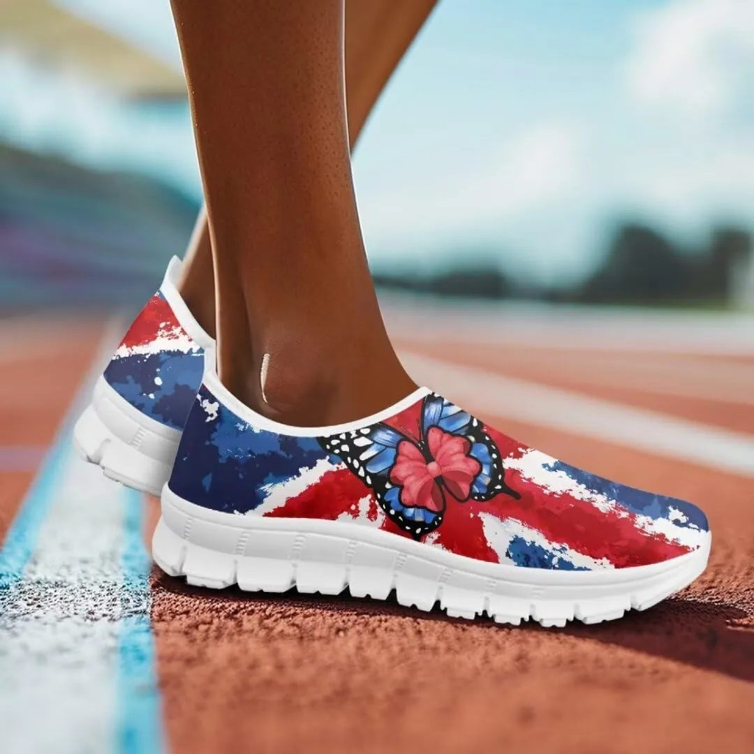 Quincy Ladies Slip On Casual Shoes Low-Cut Soft Sports Sneakers Comfortable Breathable Walking Running Shoes Women's Loafers