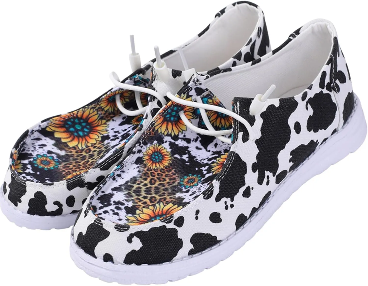 RACHAPE Womens Shoes Sneakers Boho Blanket Shoes Multiple Colors Women's Lace Up Loafers | Comfortable & Light-Weight